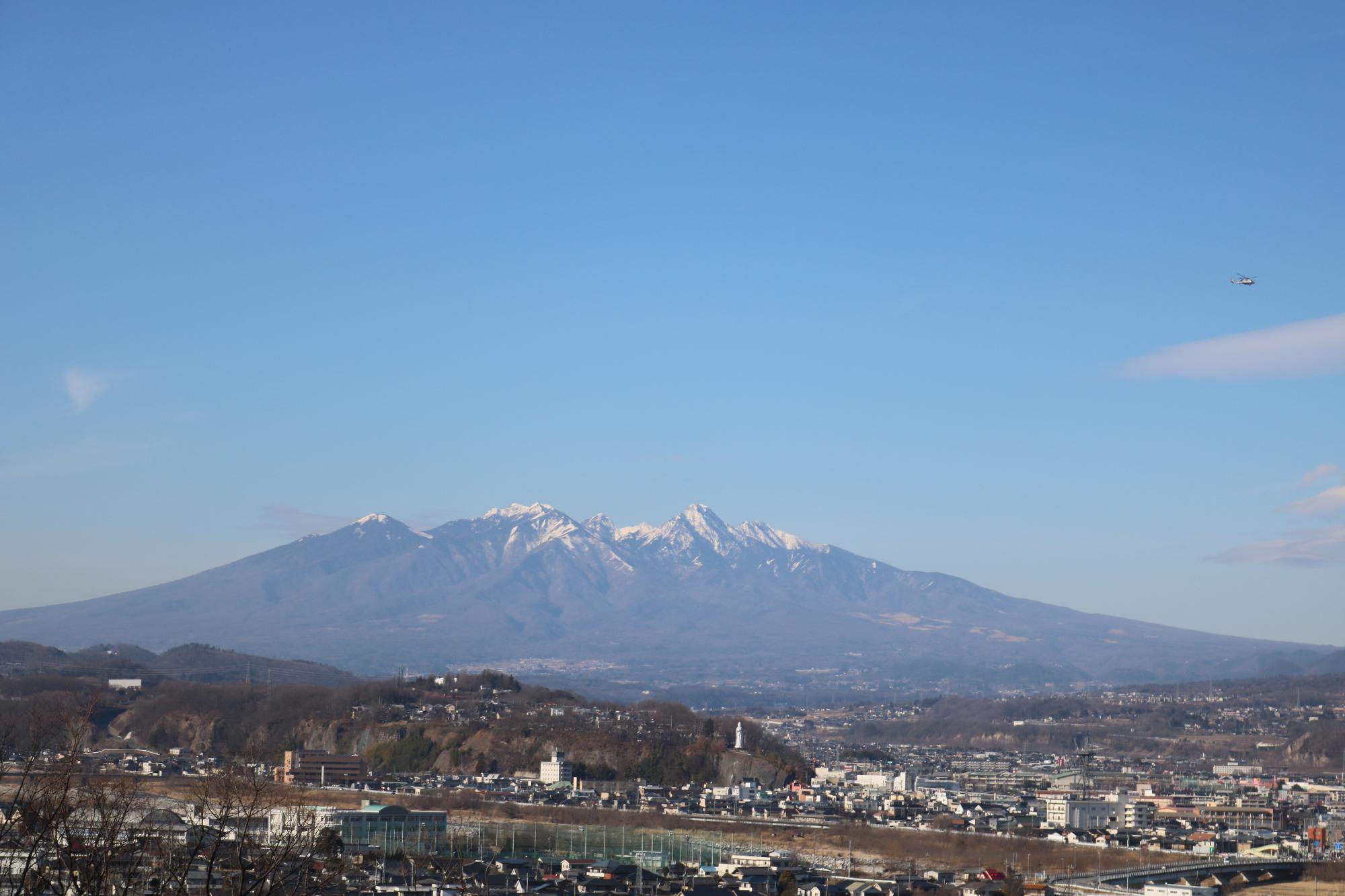 日本列島のへそから見える景色